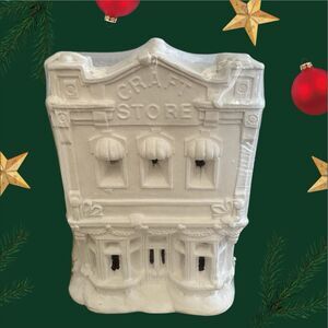 California Creations Christmas Village CRAFT STORE SE190 Factory Sealed Vintage